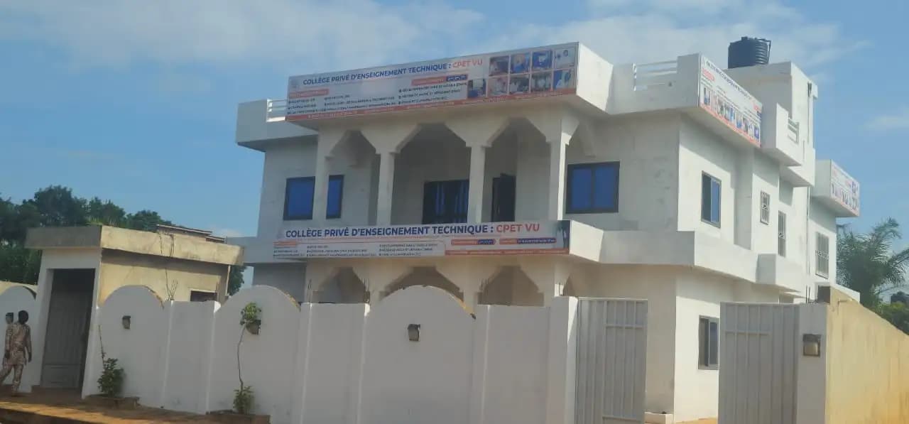 Le campus du CPET-VU à Bohicon